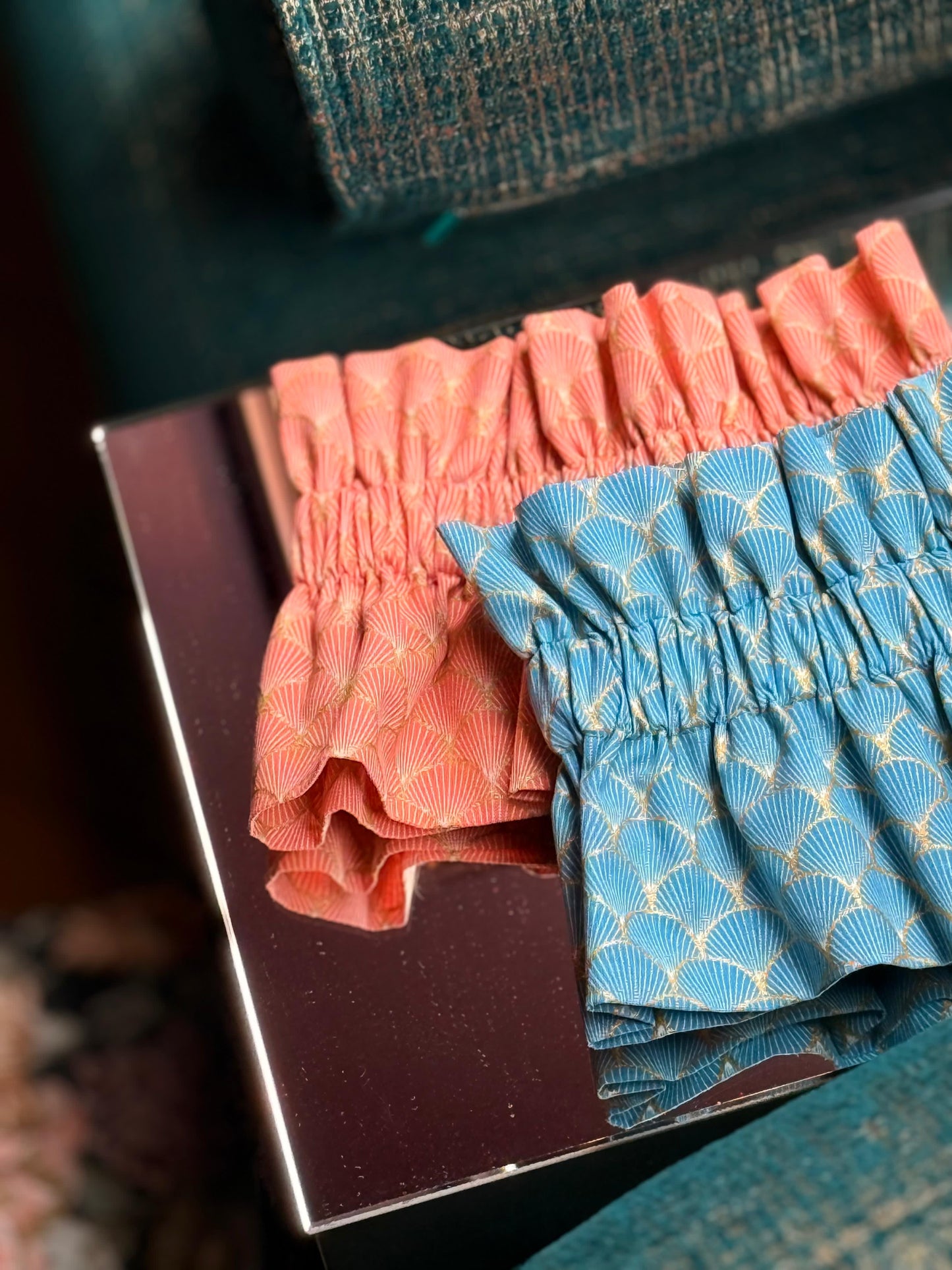 Col Camille de Soos X Ma Prune Céleste - Bleu