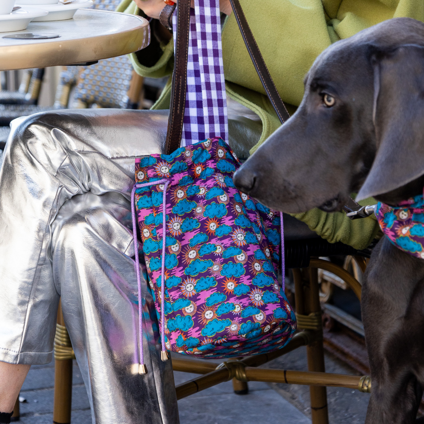 Sac "FOLLOW THE SUN" Violet