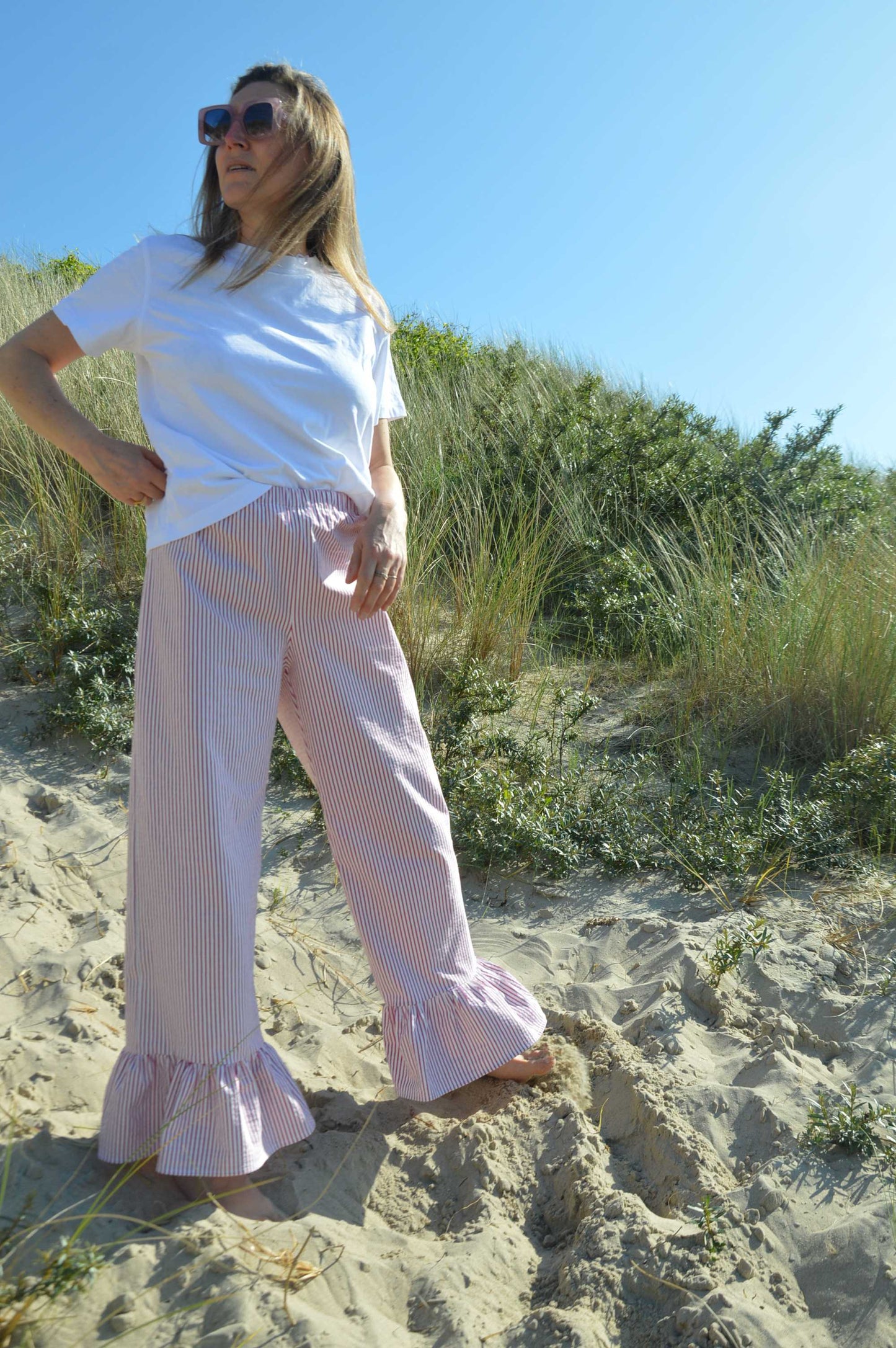 Pantalon coquelicot femme