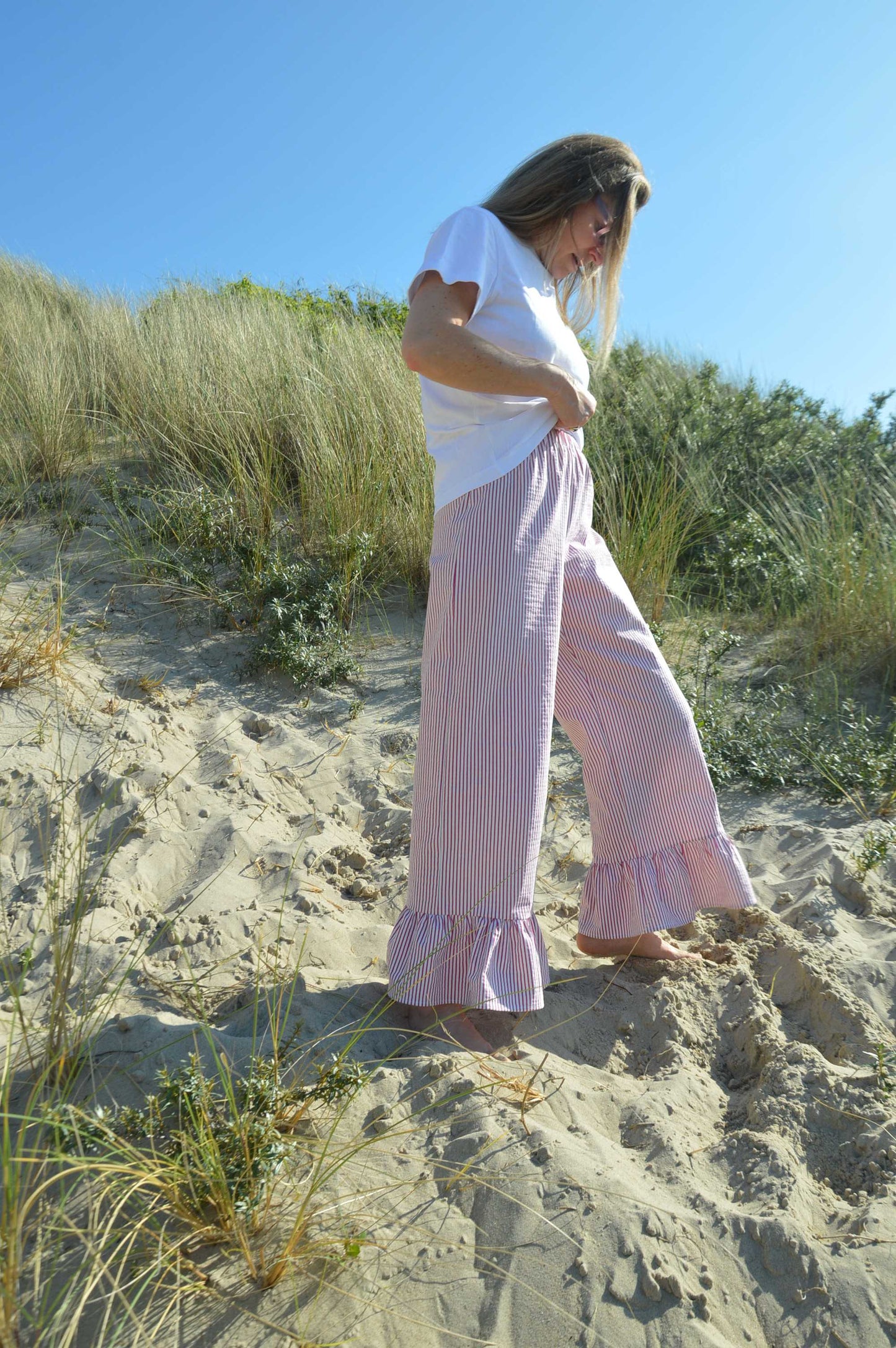 Pantalon coquelicot femme