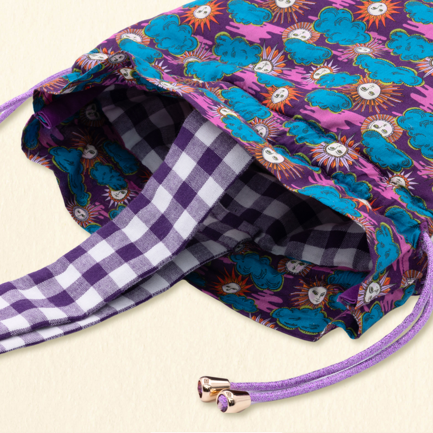 Sac "FOLLOW THE SUN" Violet