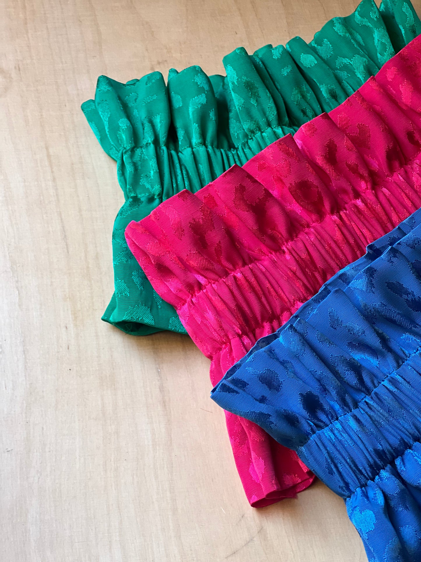 Col léopard satin rose Tagada