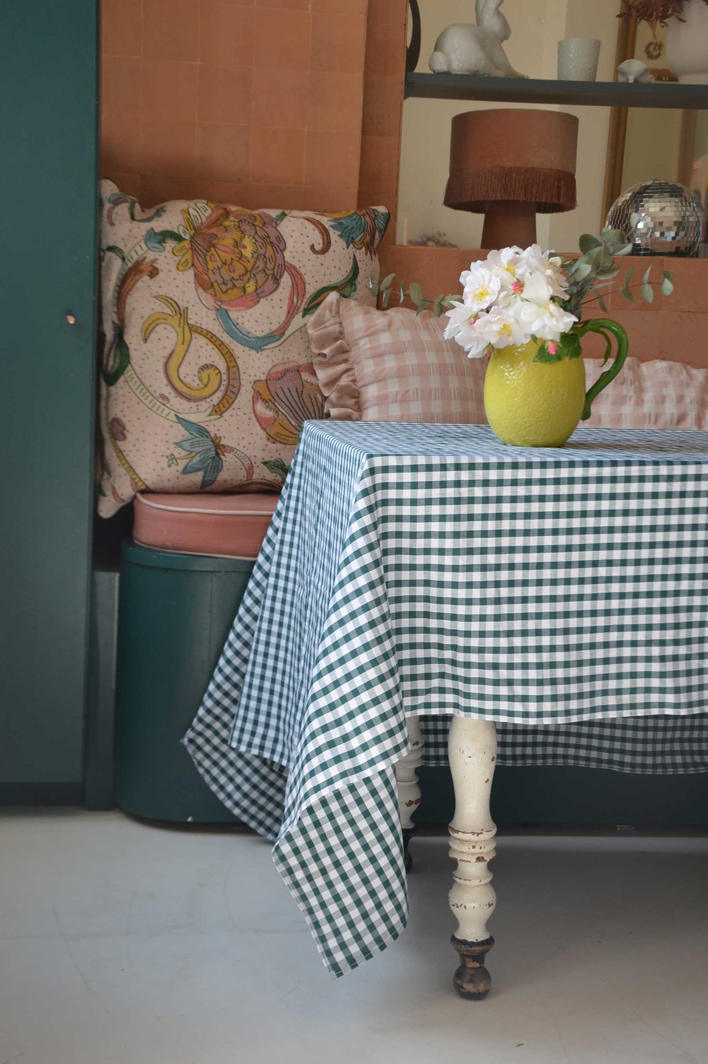 Nappe vichy Vert