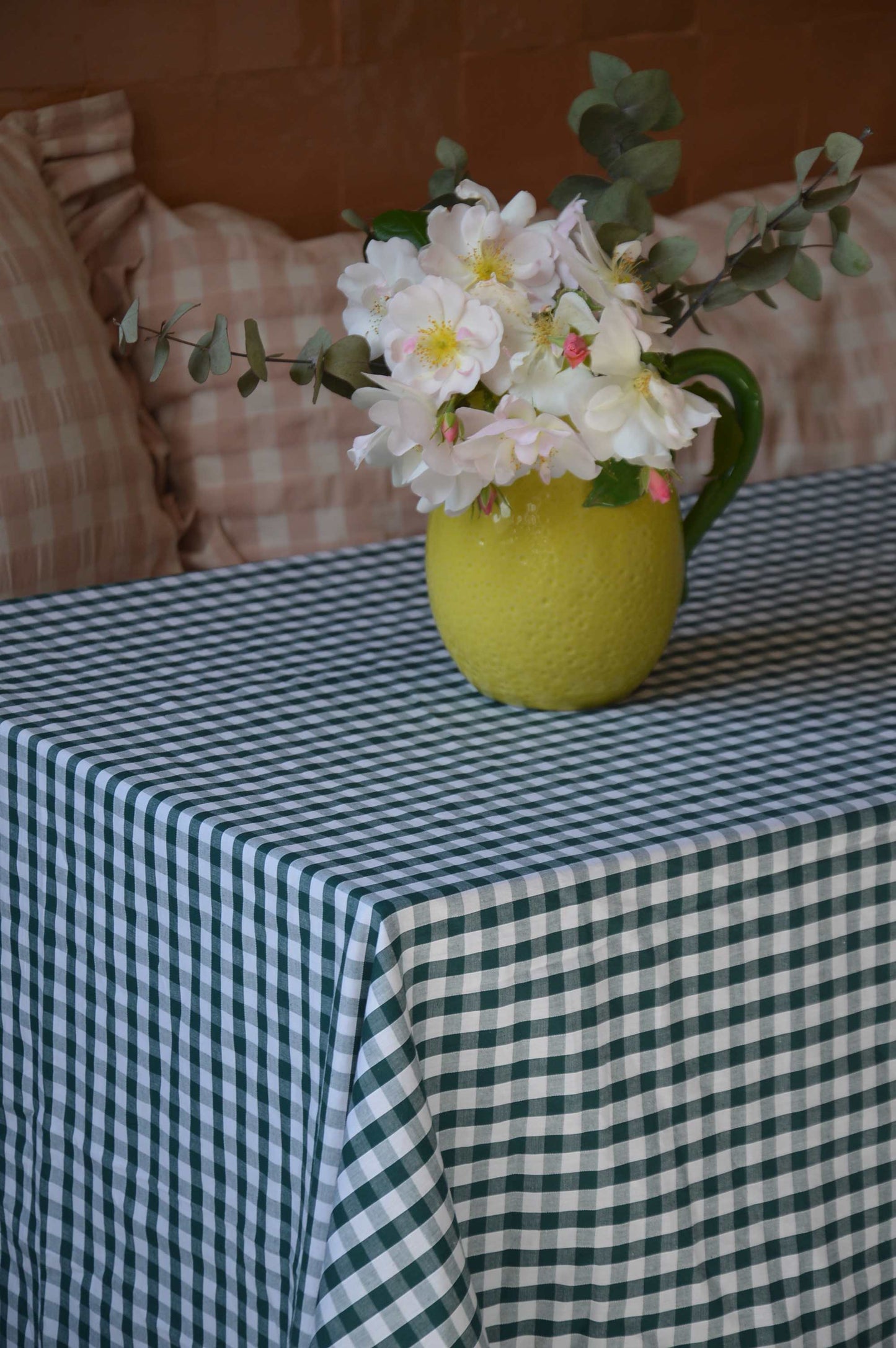 Nappe vichy Vert