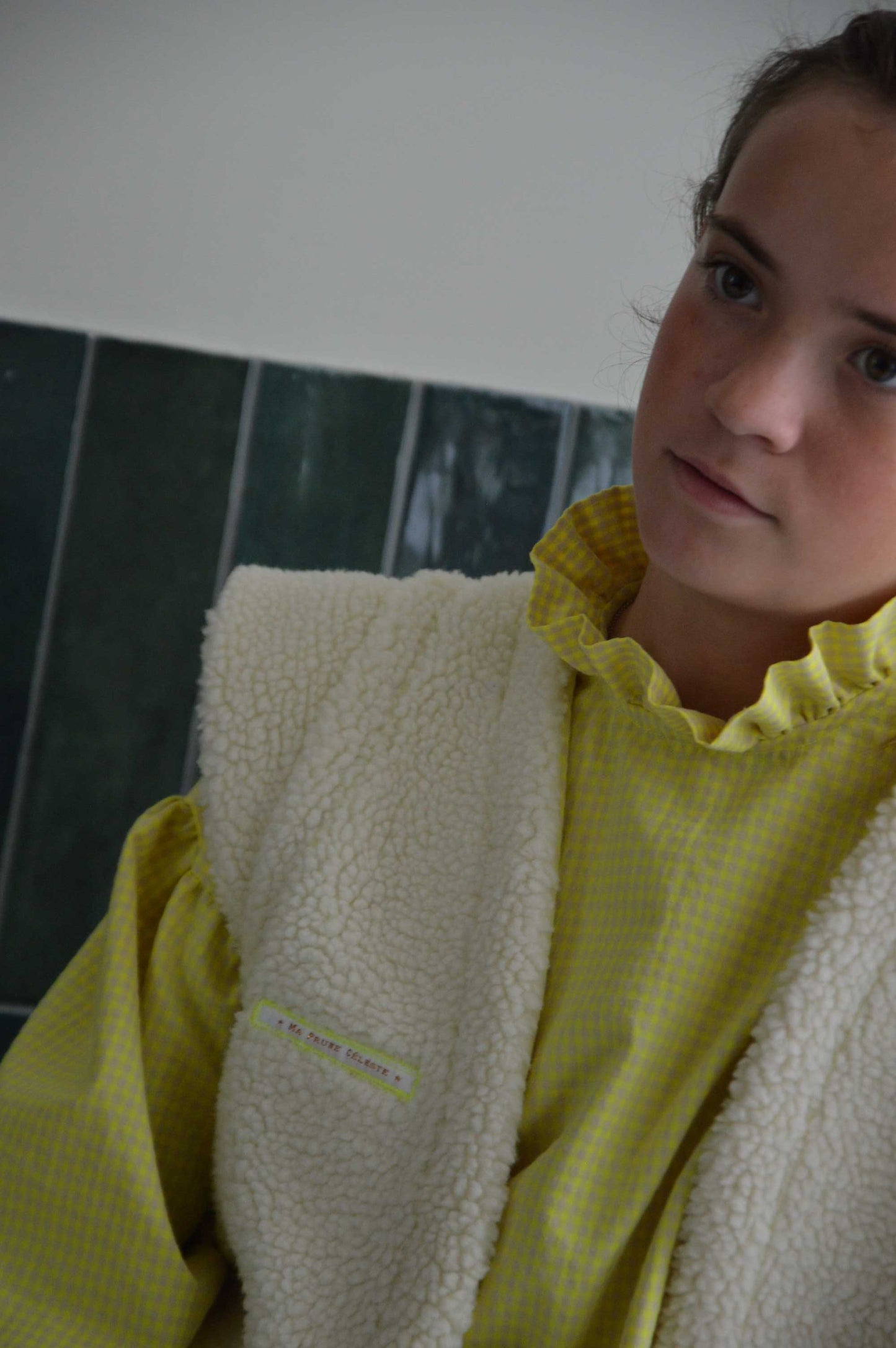Blouse "VIBRANT AUTOMNE" à Col Victorien Femme