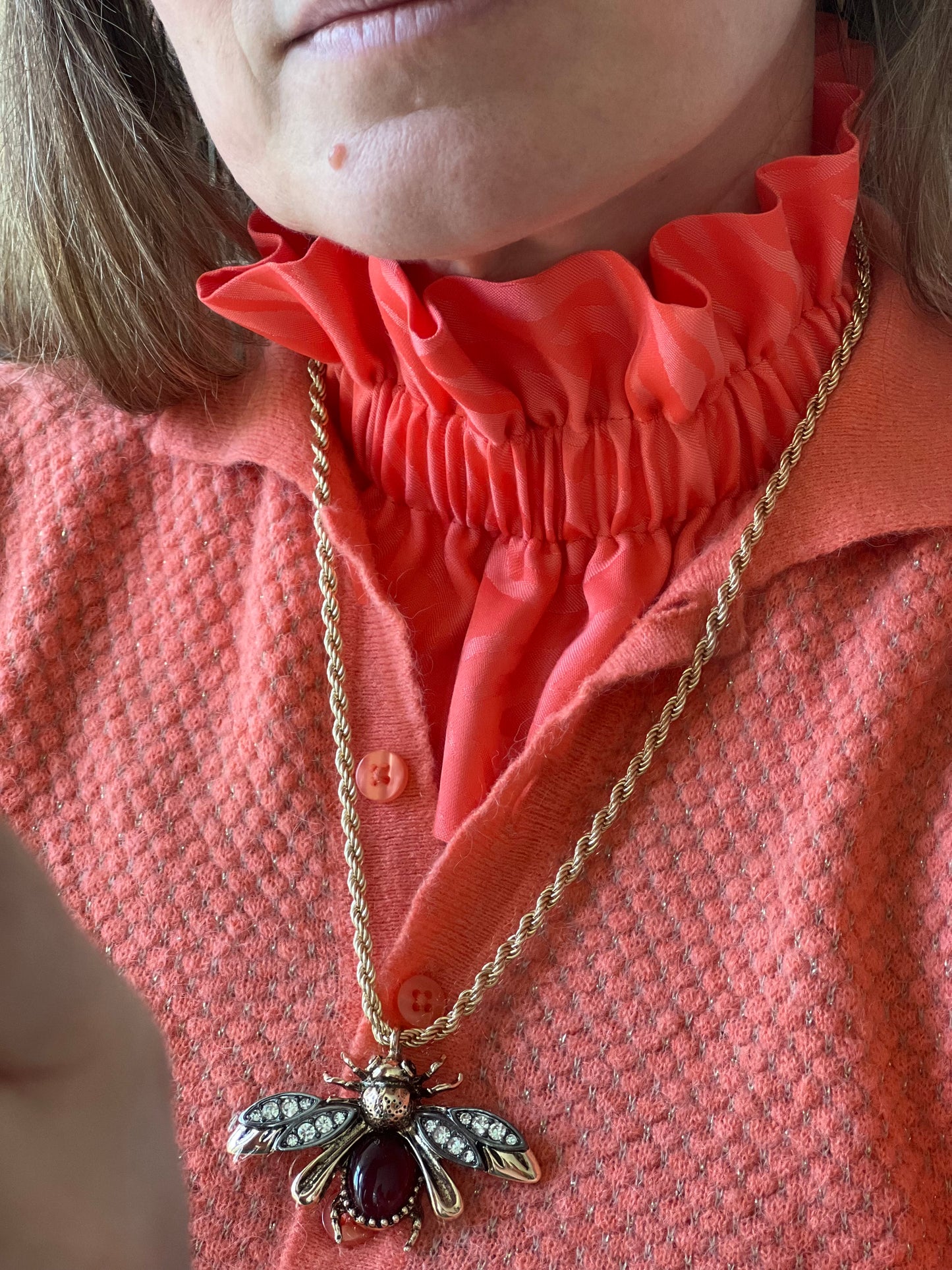 Col Jacquard Corail