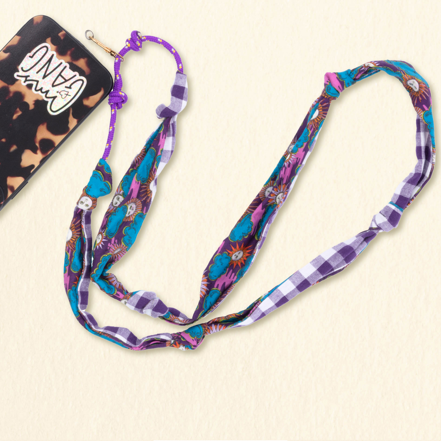 Cordon Portable "FOLLOW THE SUN" Violet