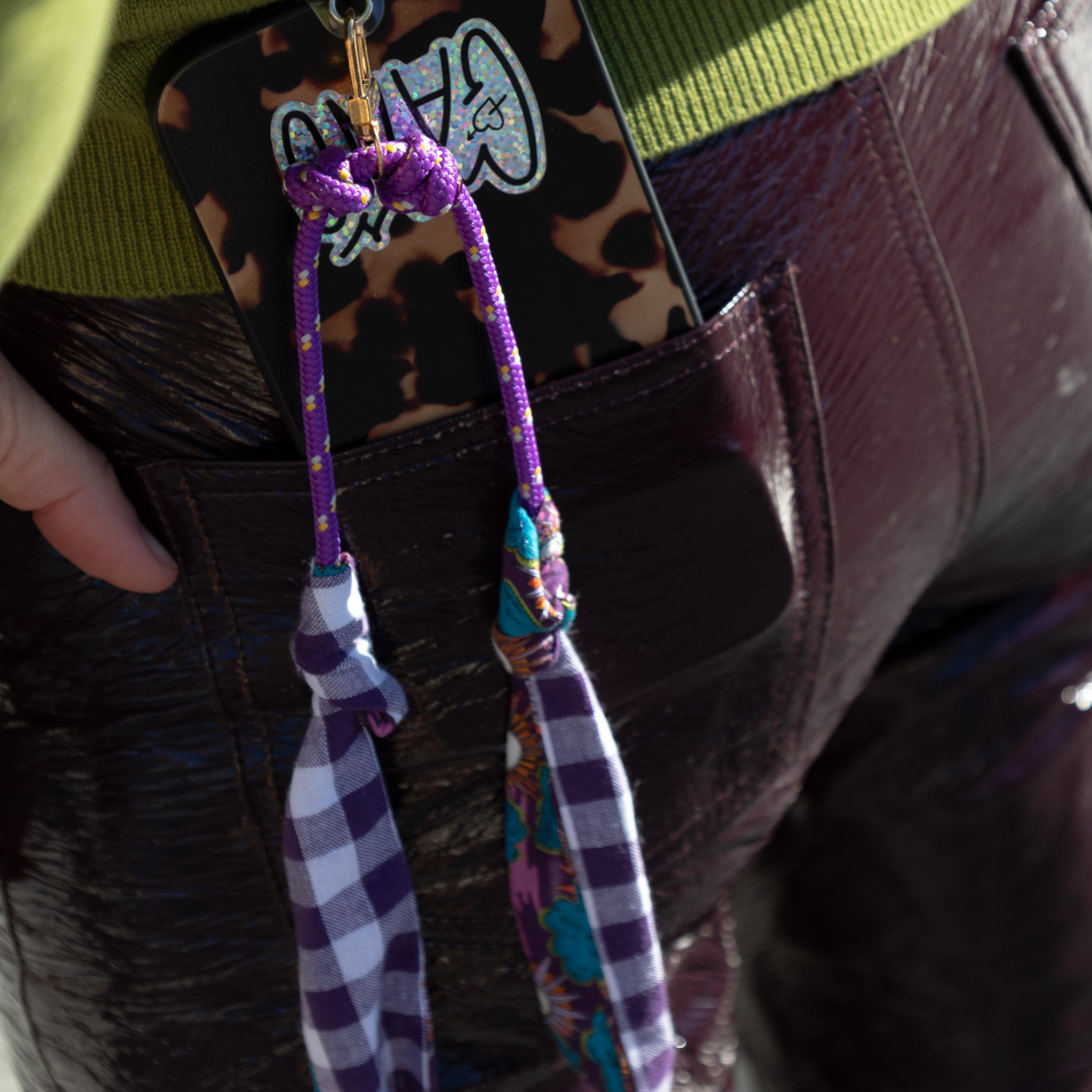 Cordon Portable "FOLLOW THE SUN" Violet