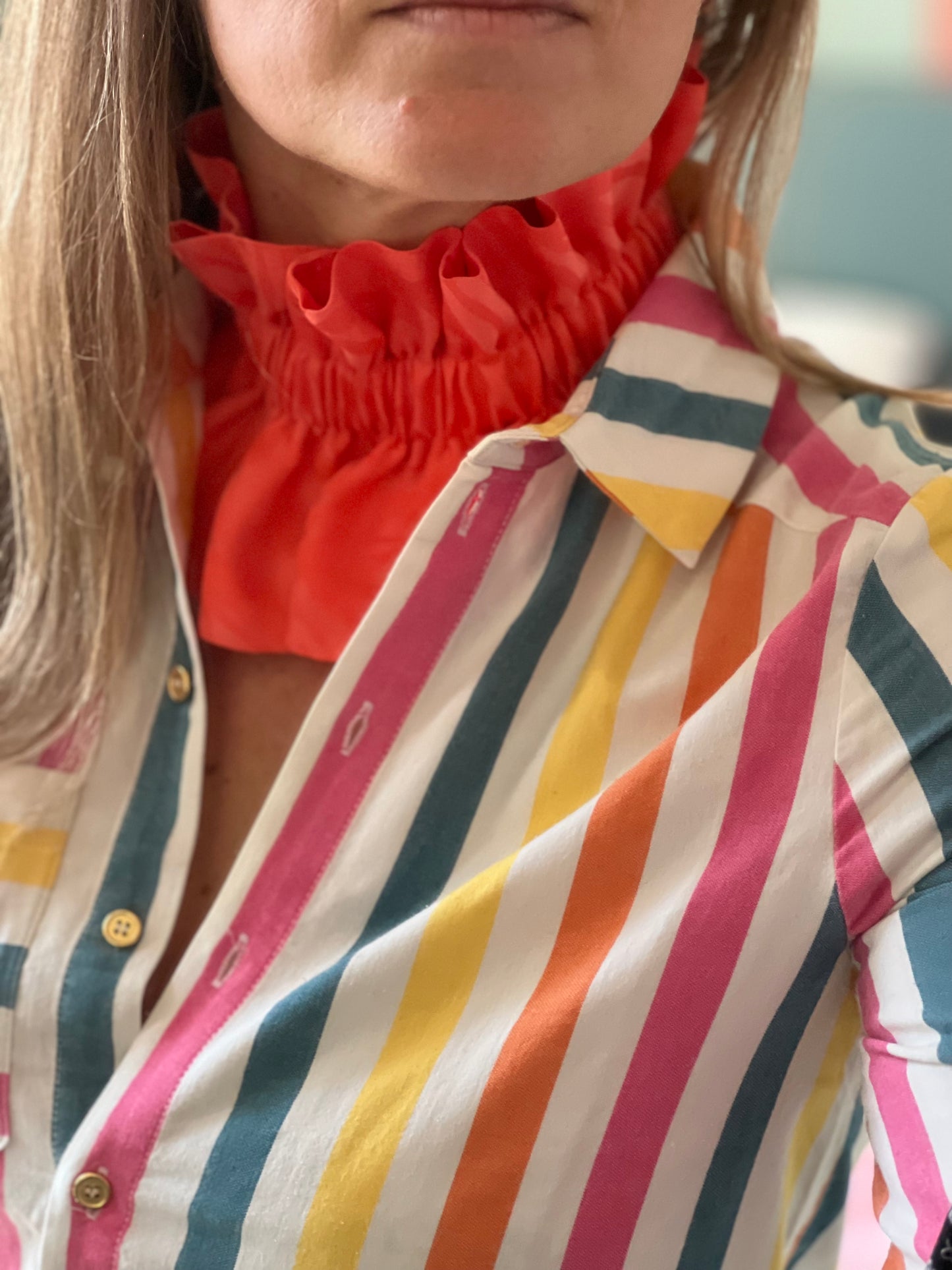 Col Jacquard Corail