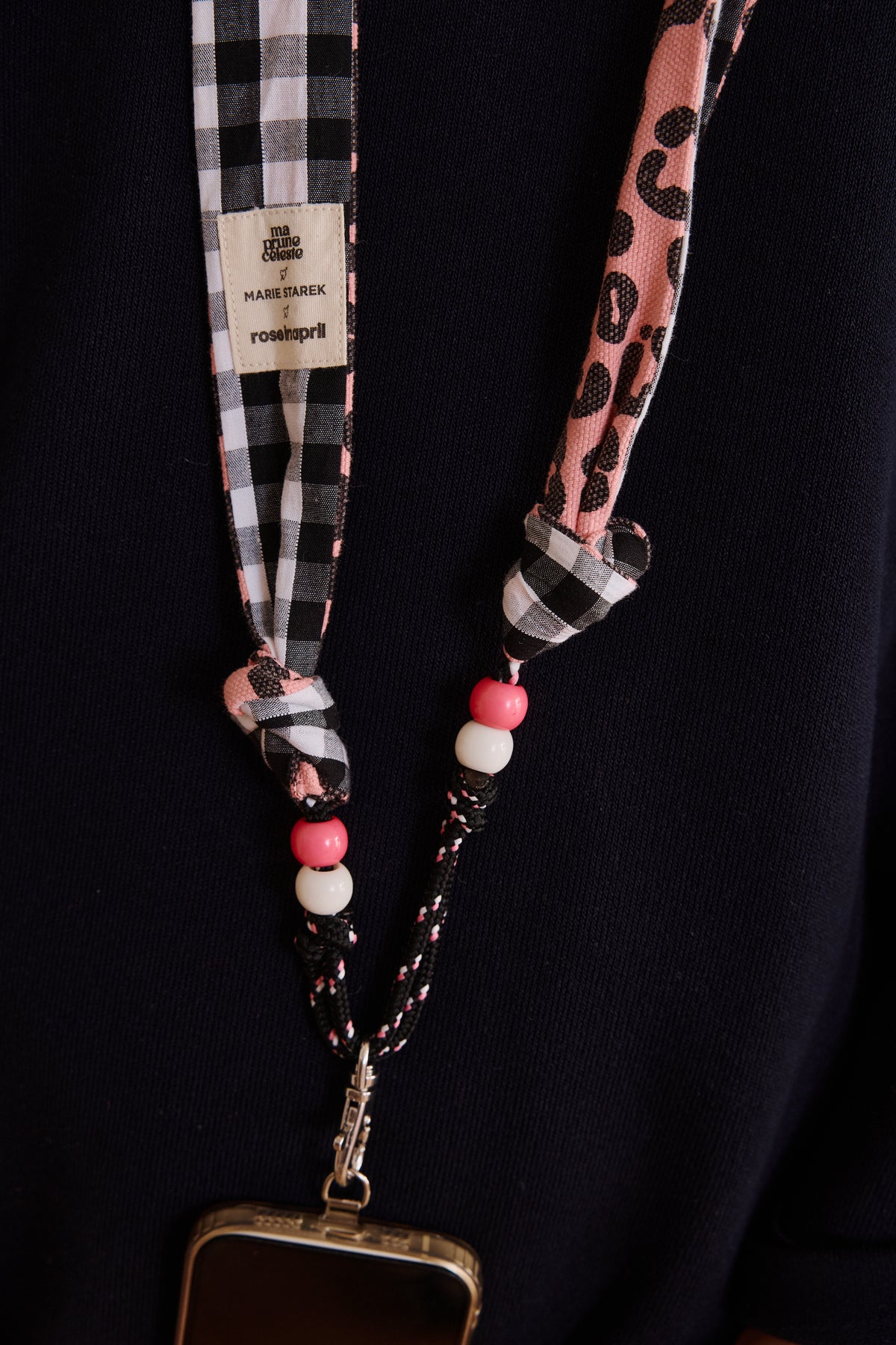 Attache portable Rose in April & Marie Starek & Ma Prune Céleste - Graou Rose