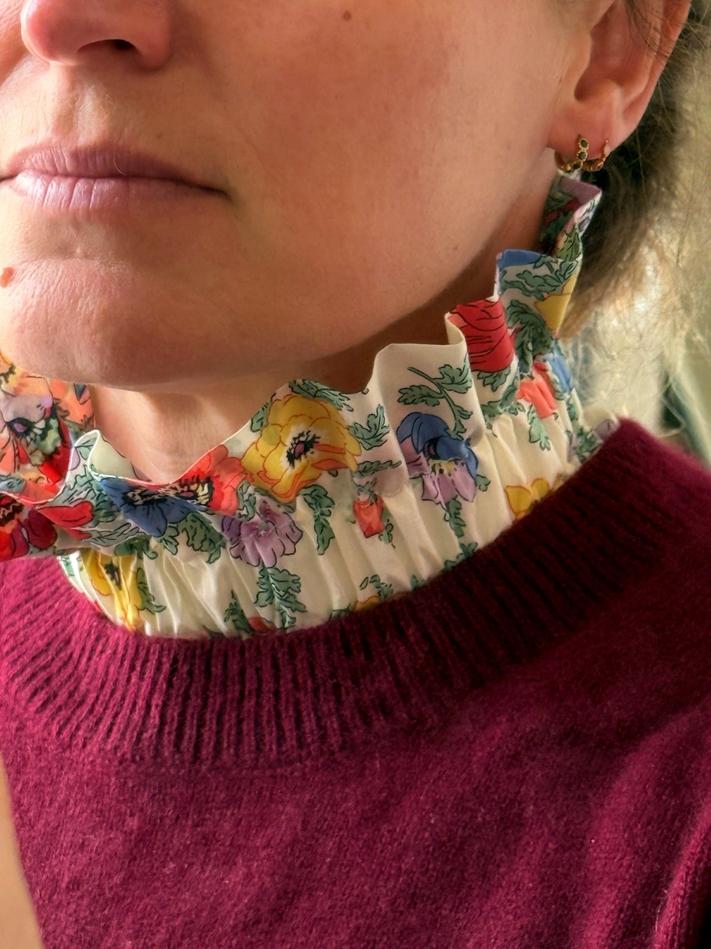 Col Coquelicot Liberty Multicolore