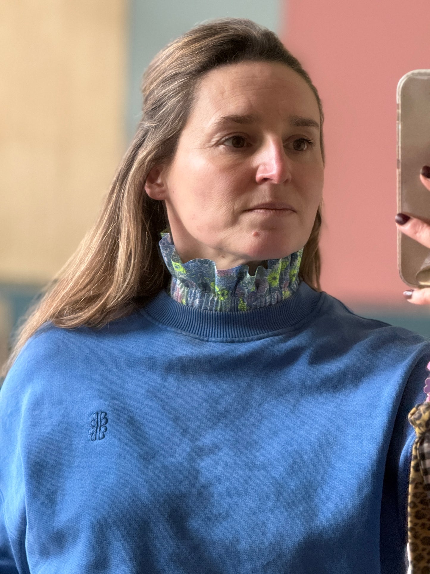 Col Liberty Margaret Annie - Fluo givré