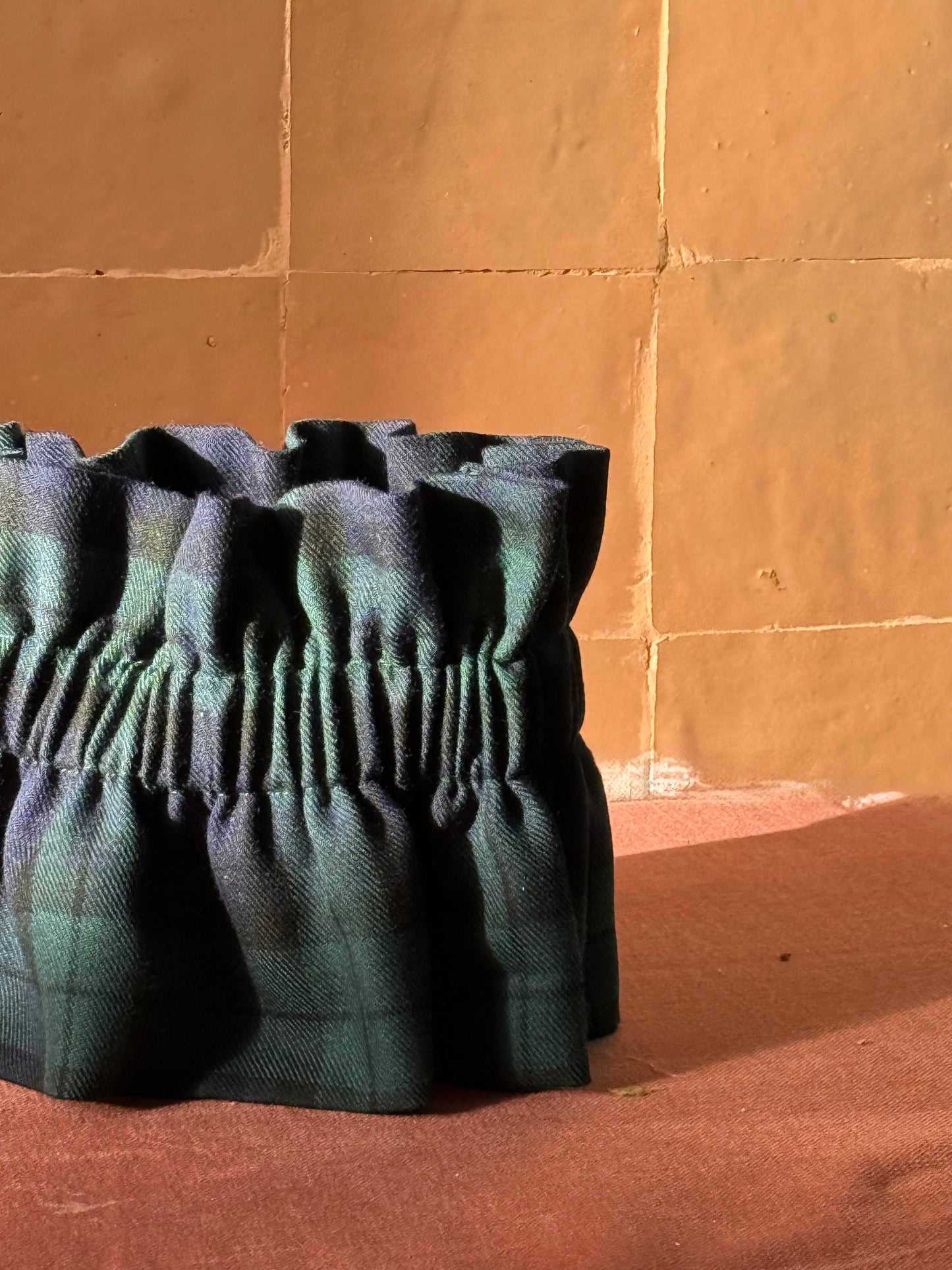 Col Tartan Bleu et vert