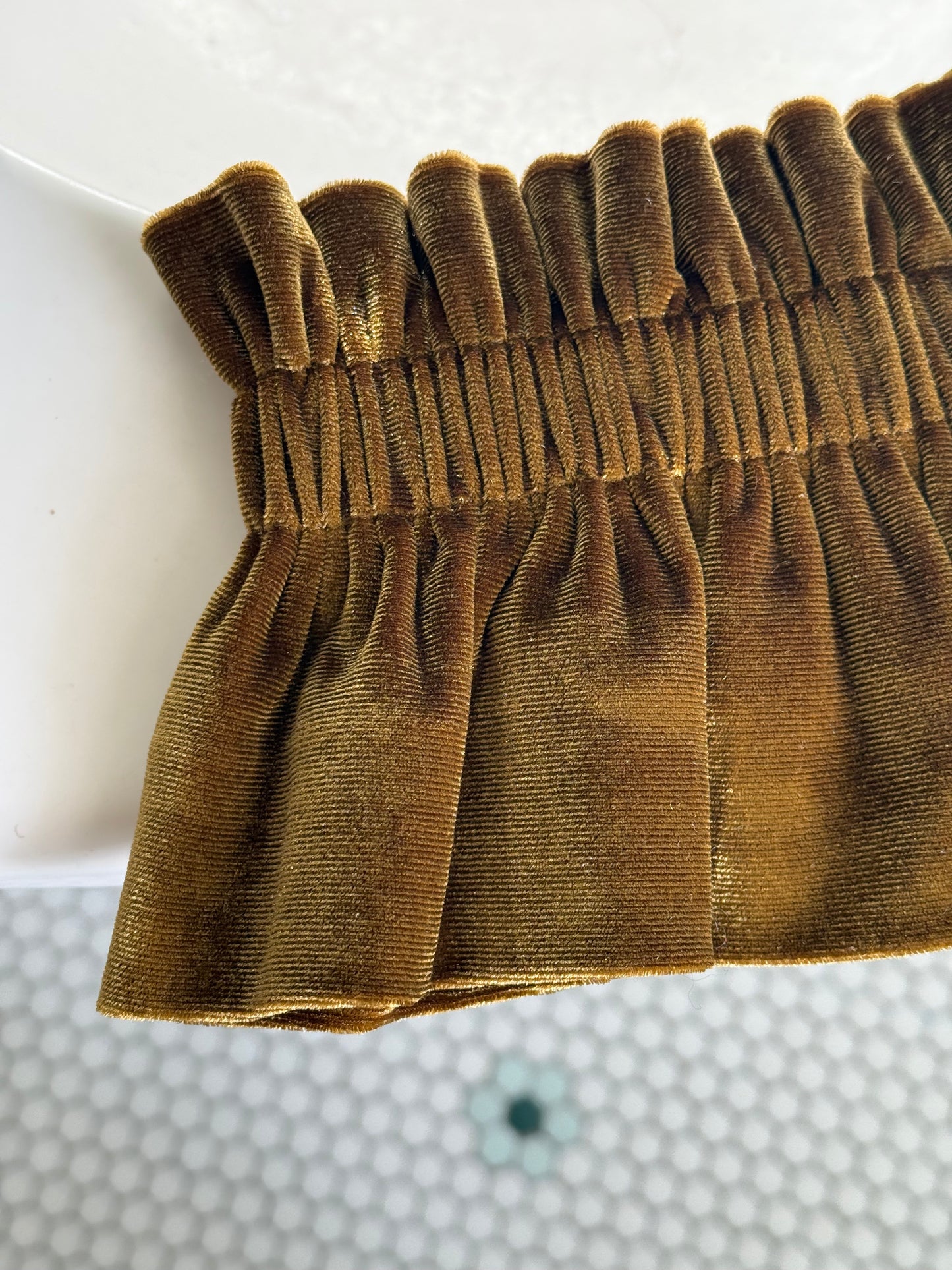 col amovible velours