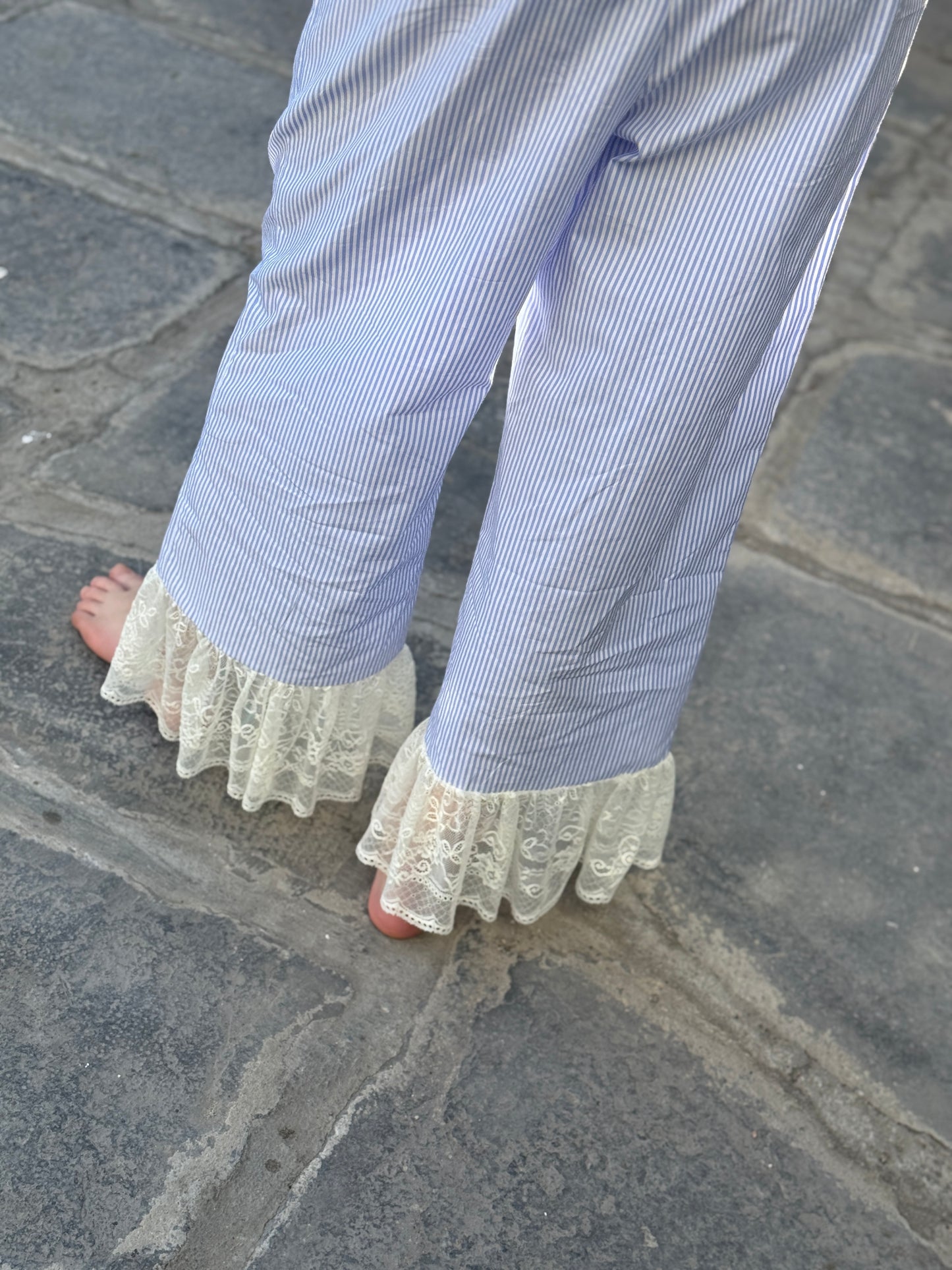 Pantalon Sisters Sisters Rayé femme