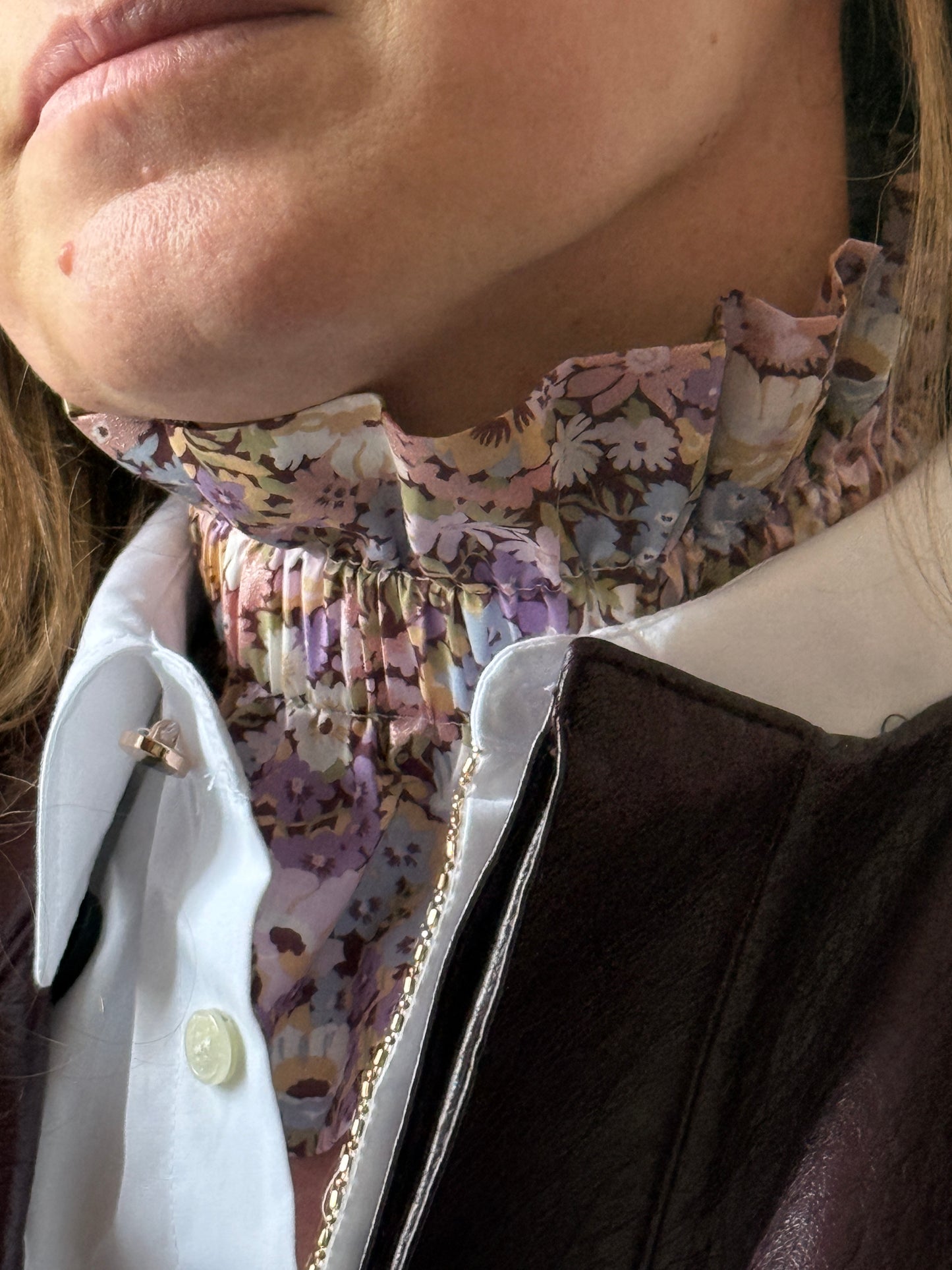 Col Liberty Thorpe - Blush irisé