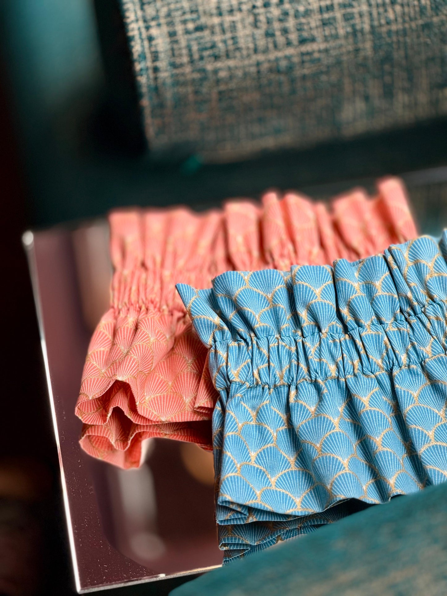 Col Camille de Soos X Ma Prune Céleste - Bleu