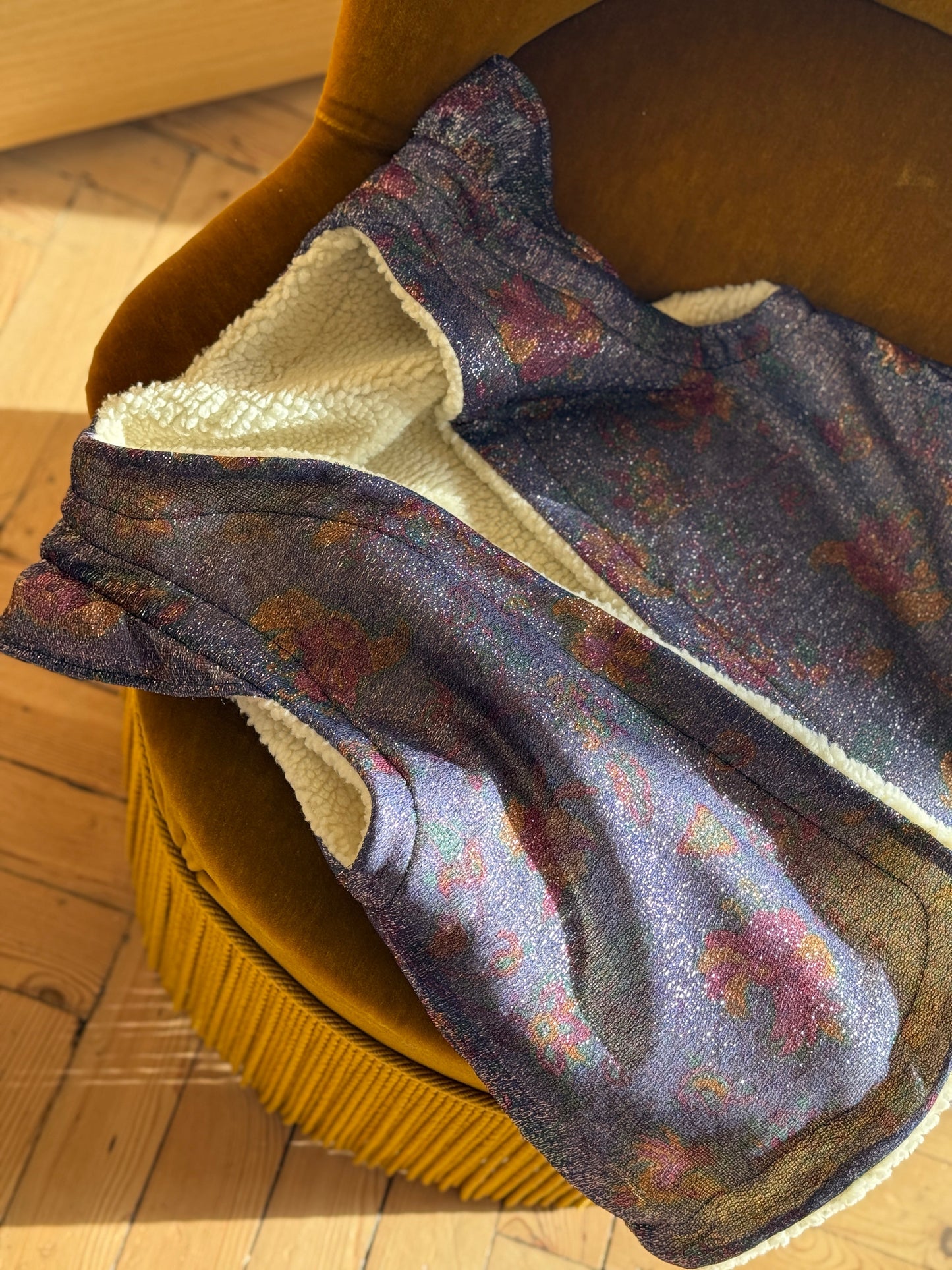 Gilet Glitter Bleu nuit