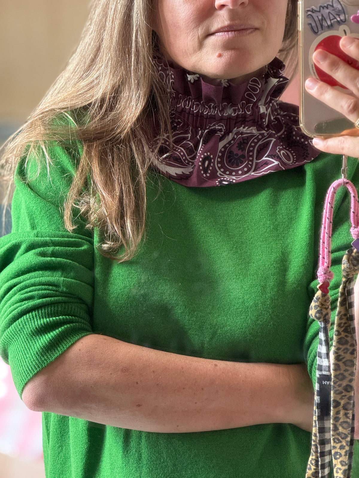 Col bandana Aubergine