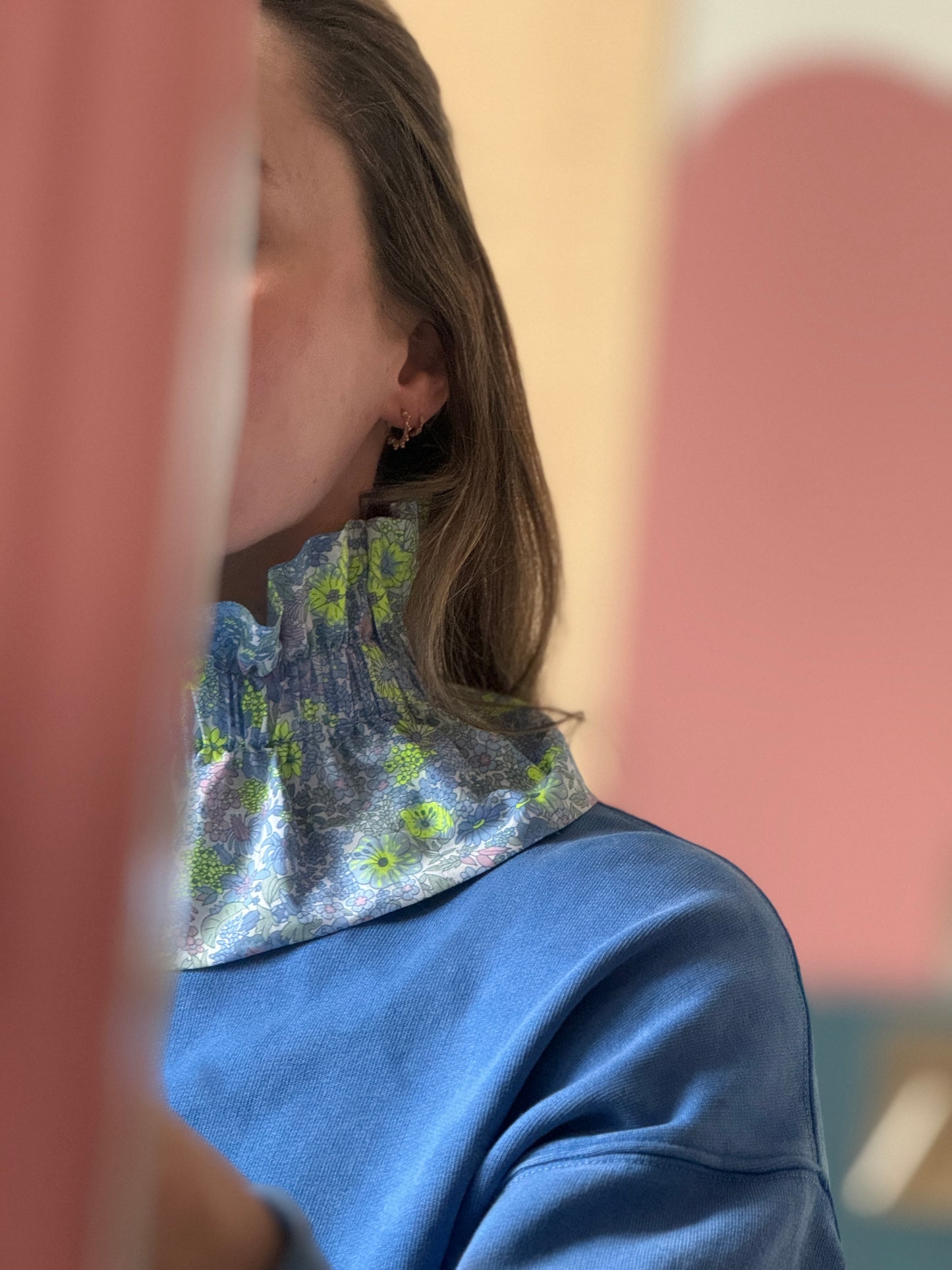 Col Liberty Margaret Annie - Fluo givré