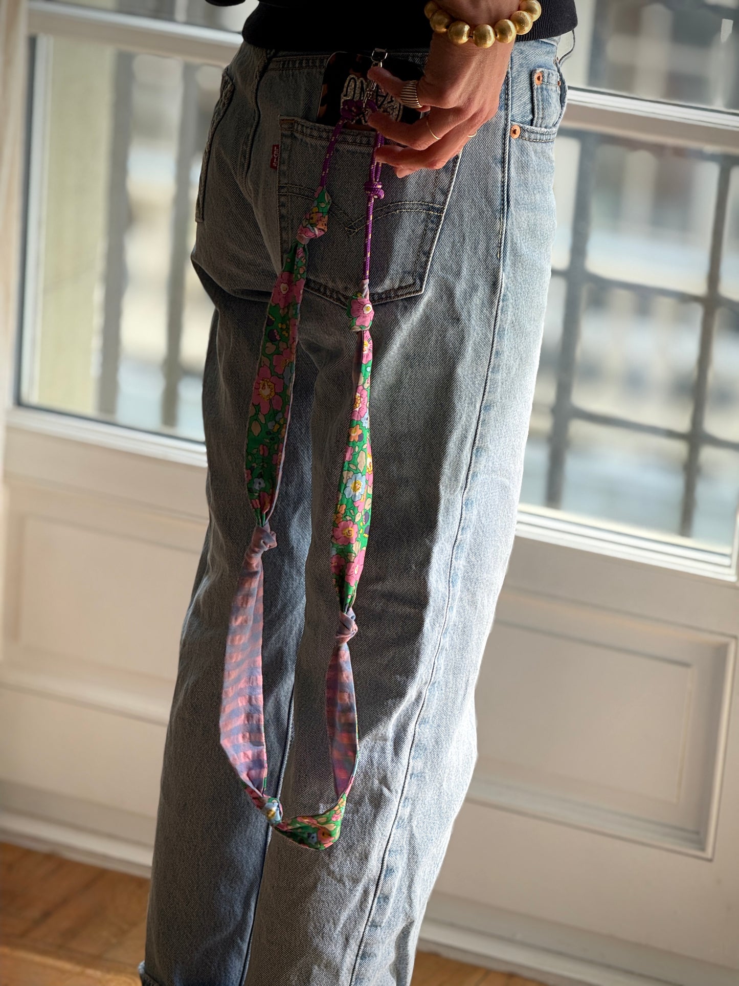 Attache portable Marie Starek & Ma Prune Céleste Liberty Betsy vert