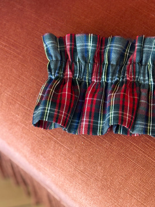 col amovible tartan
