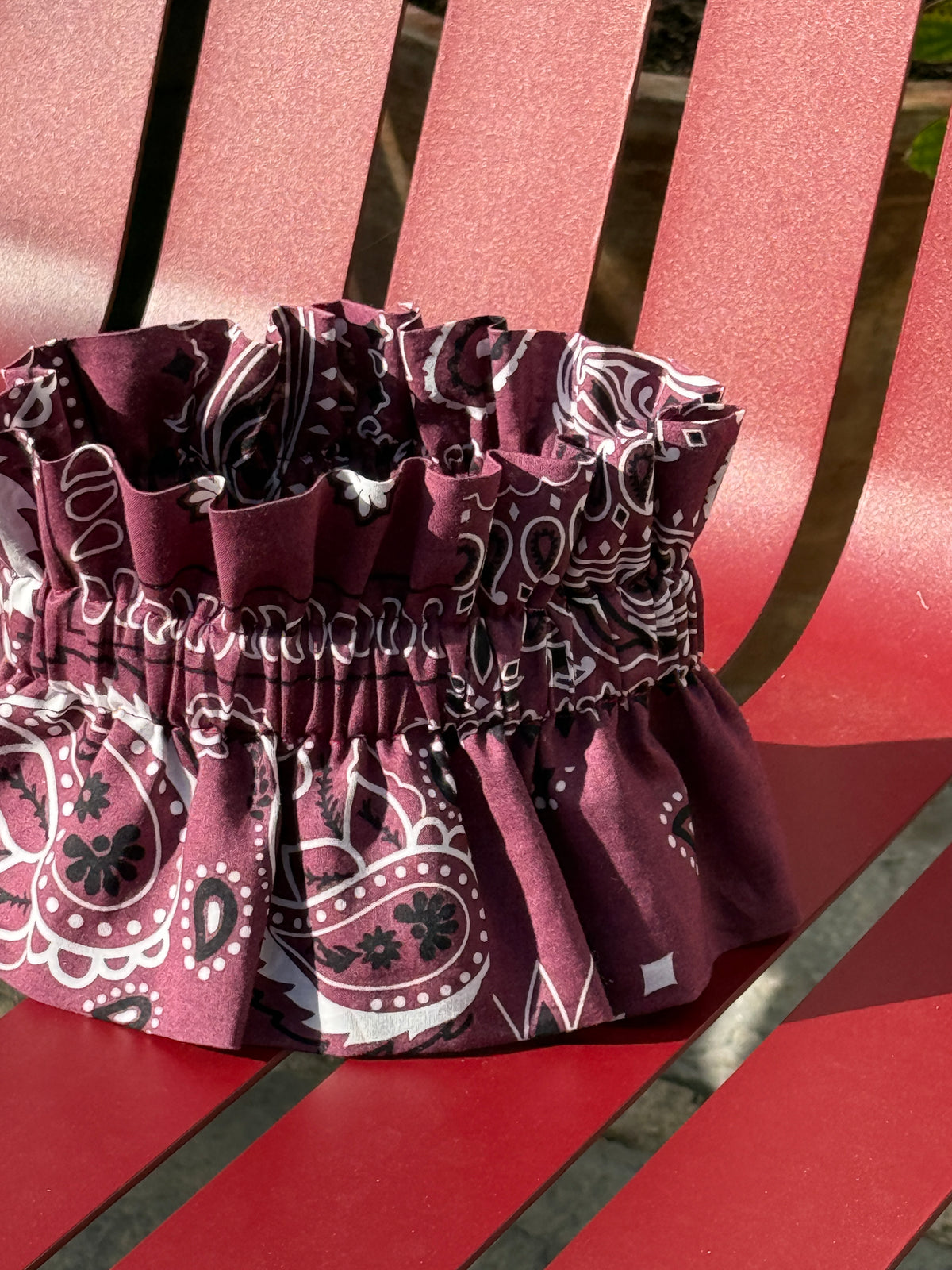 Col bandana Aubergine