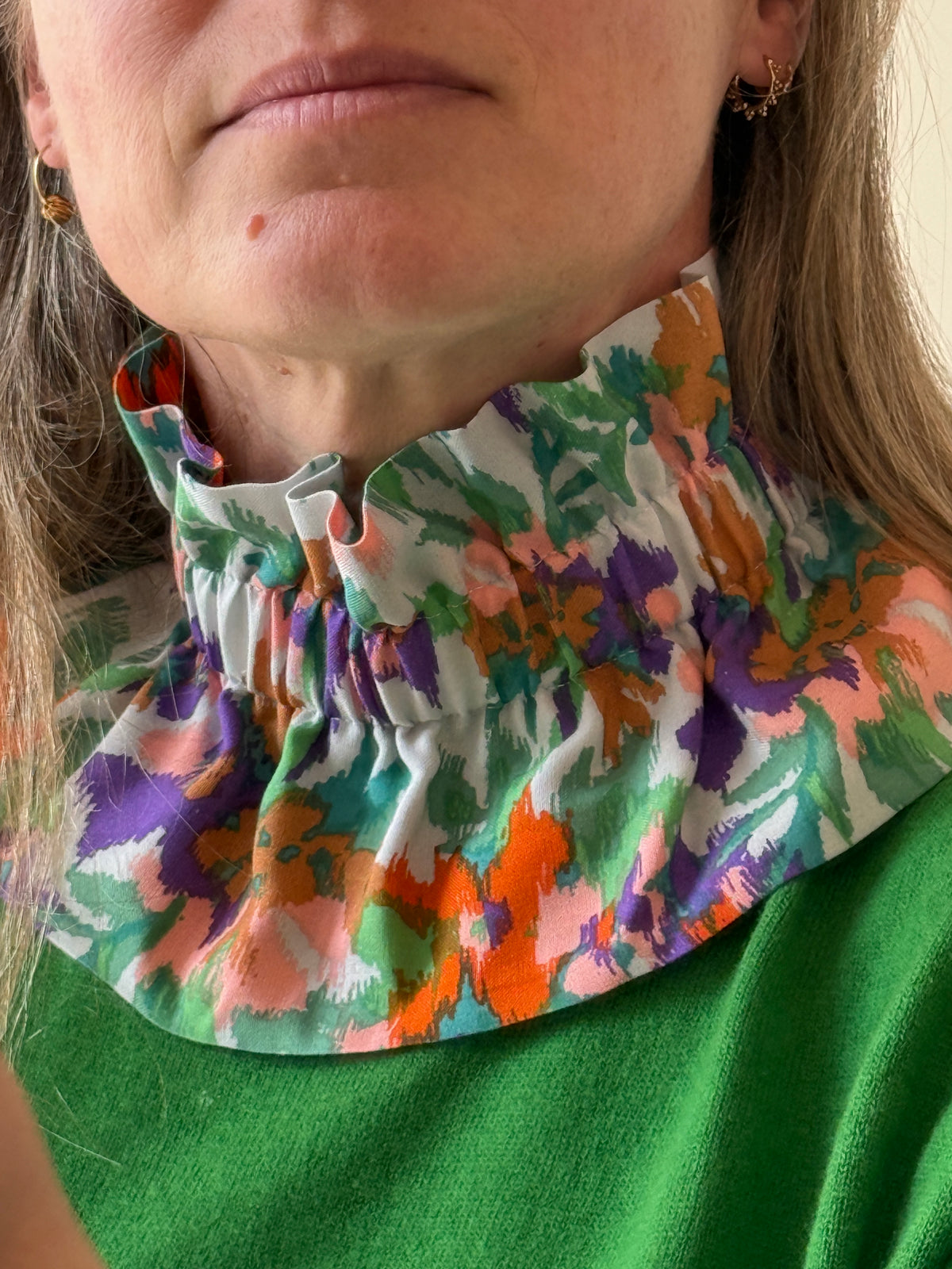 Le Col Amovible Fleuri ultra-fluide– Ma Prune Céleste