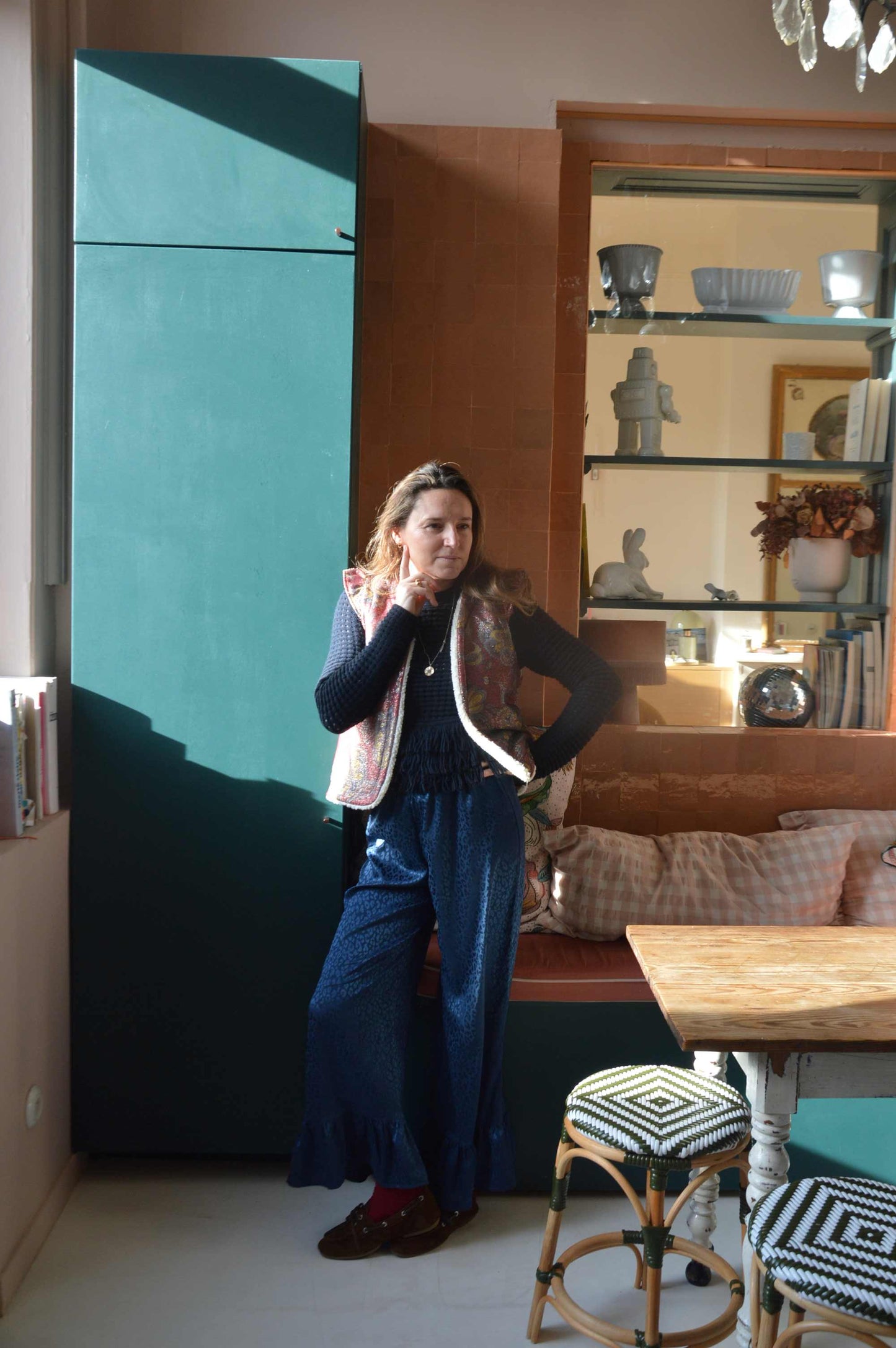 Gilet Glitter Bleu nuit