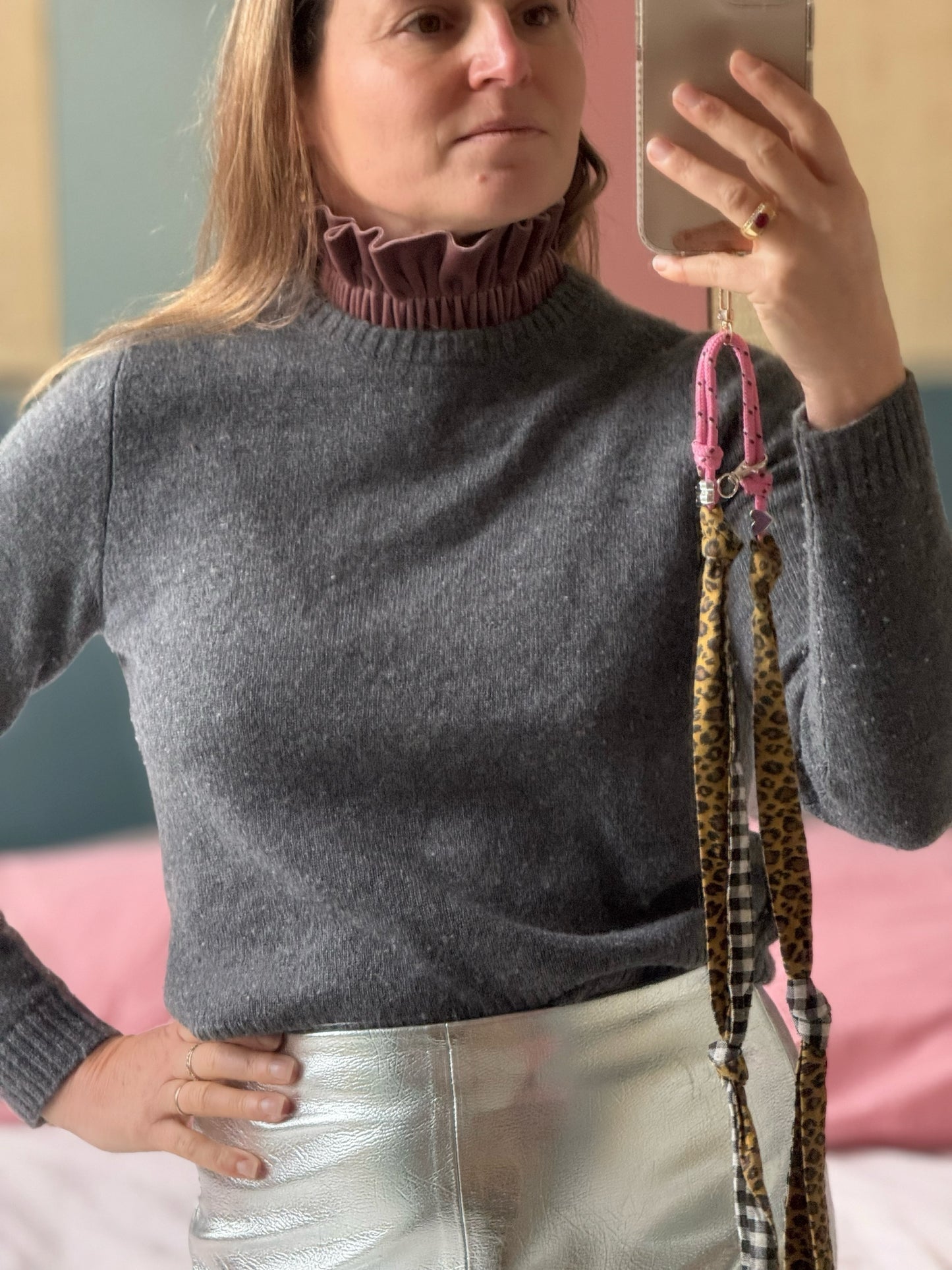 col amovible velours