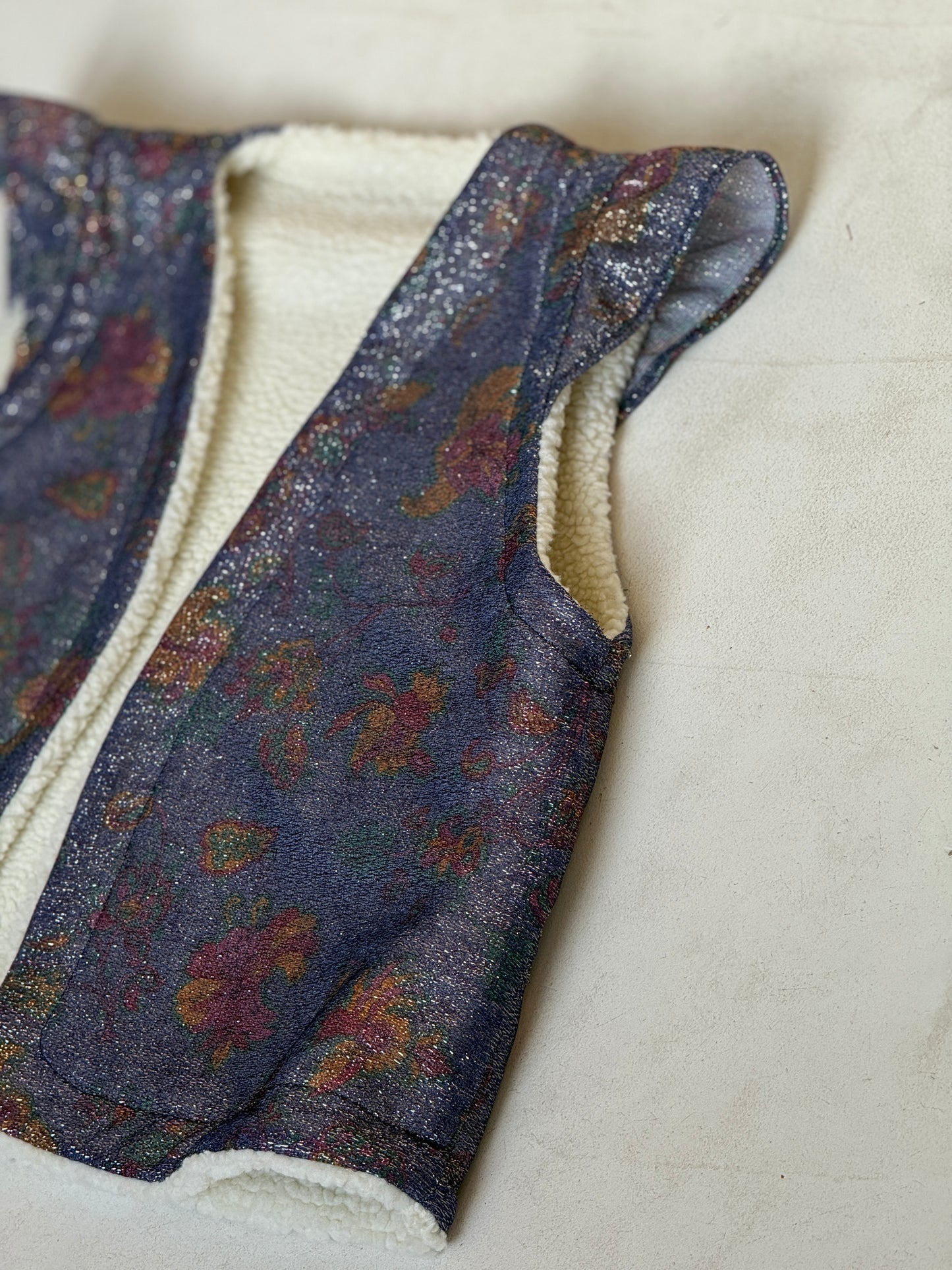 Gilet Glitter Bleu nuit