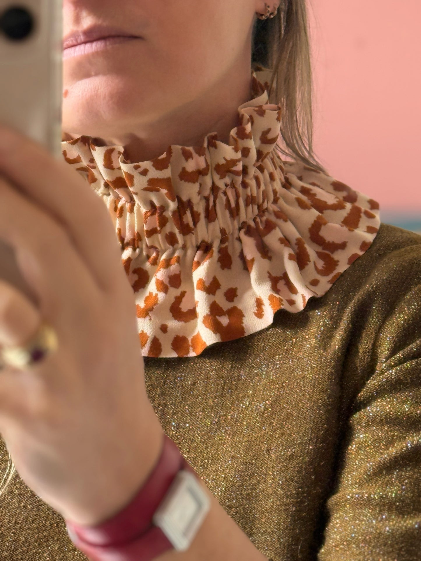 Col amovible Graou rosé