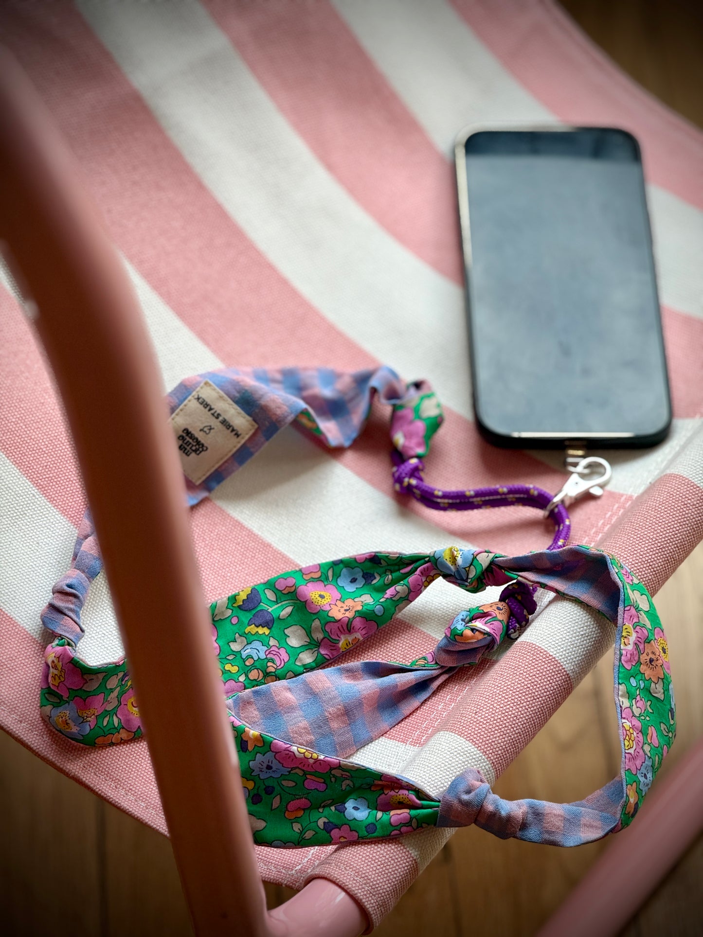 Attache portable Marie Starek & Ma Prune Céleste Liberty Betsy vert