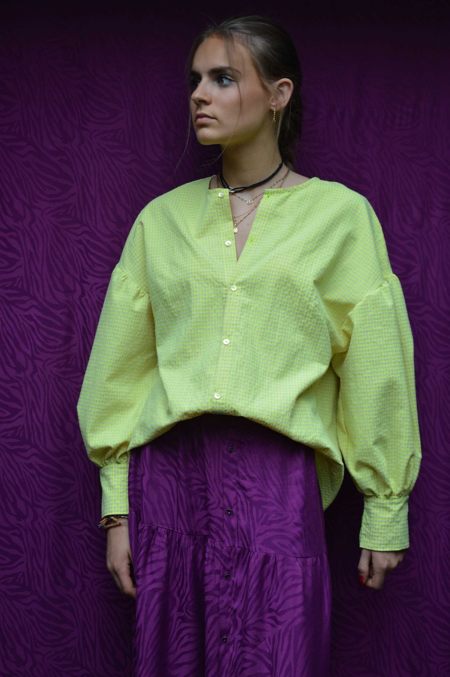 Maxi Blouse Femme "VIBRANT AUTOMNE"