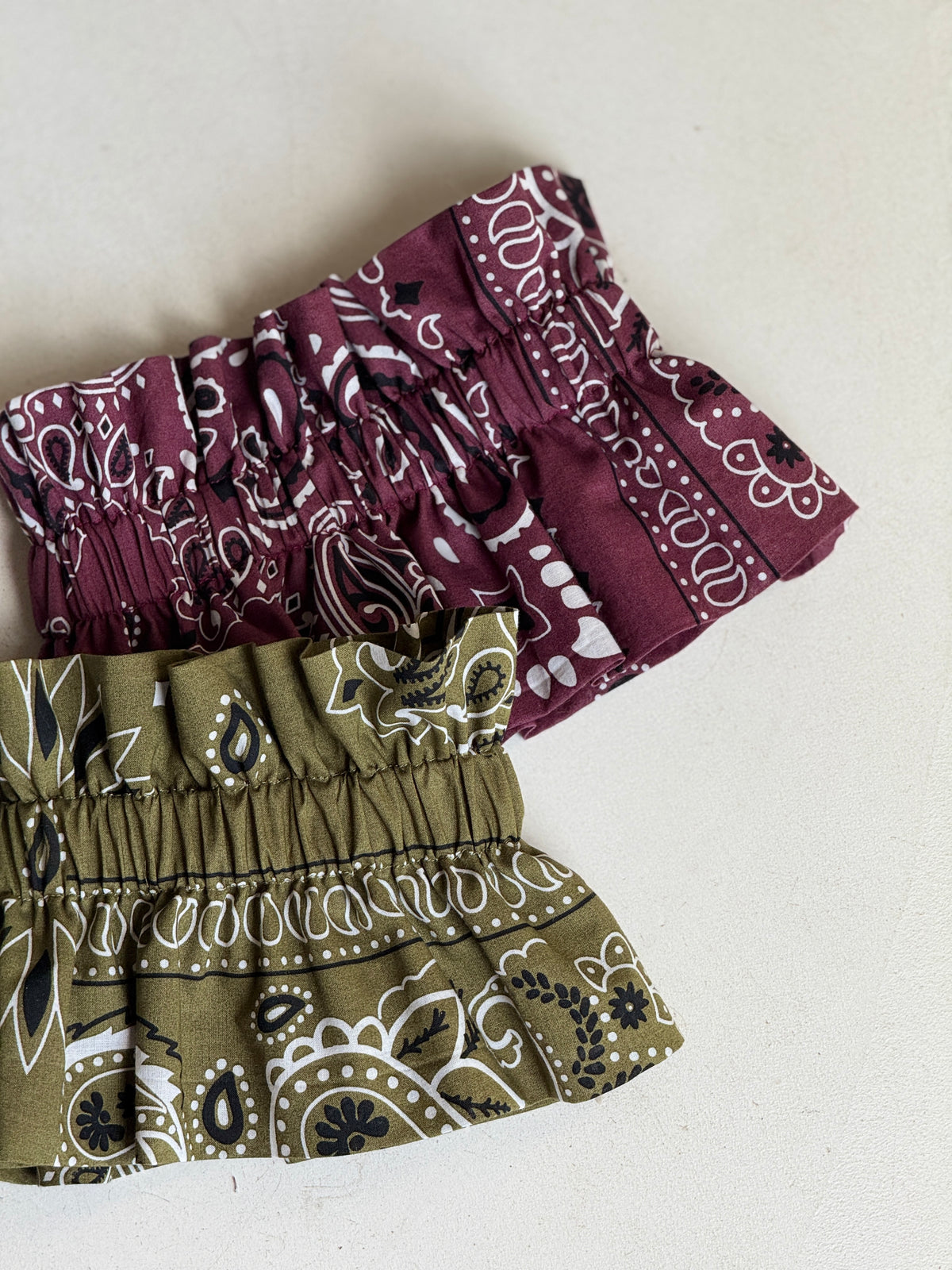 Col amovible Bandanas Kaki Ma Prune Céleste Mode Femme