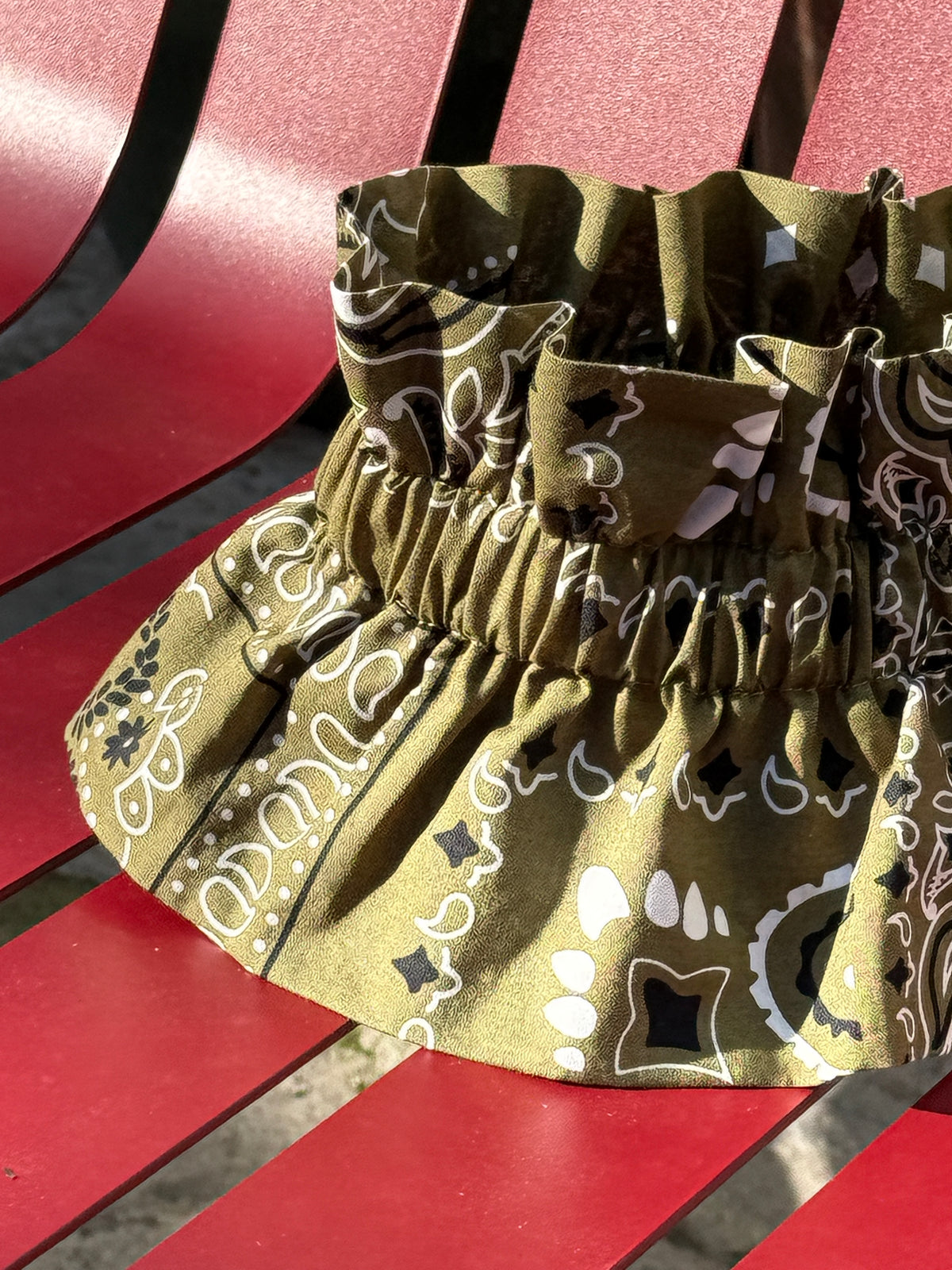 Col amovible Bandanas Kaki ma Prune Céleste Mode femme