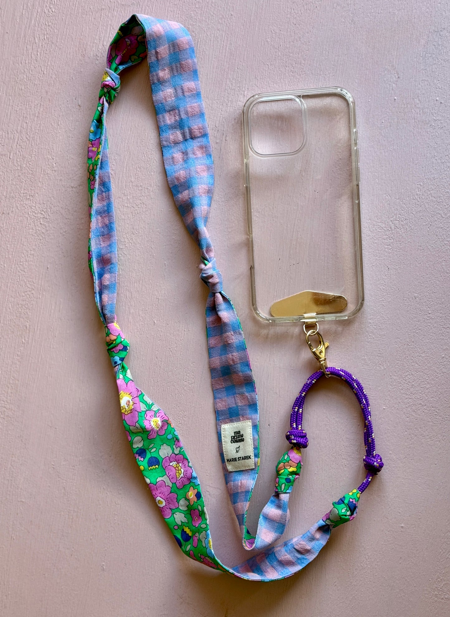 Attache portable Marie Starek & Ma Prune Céleste Liberty Betsy vert
