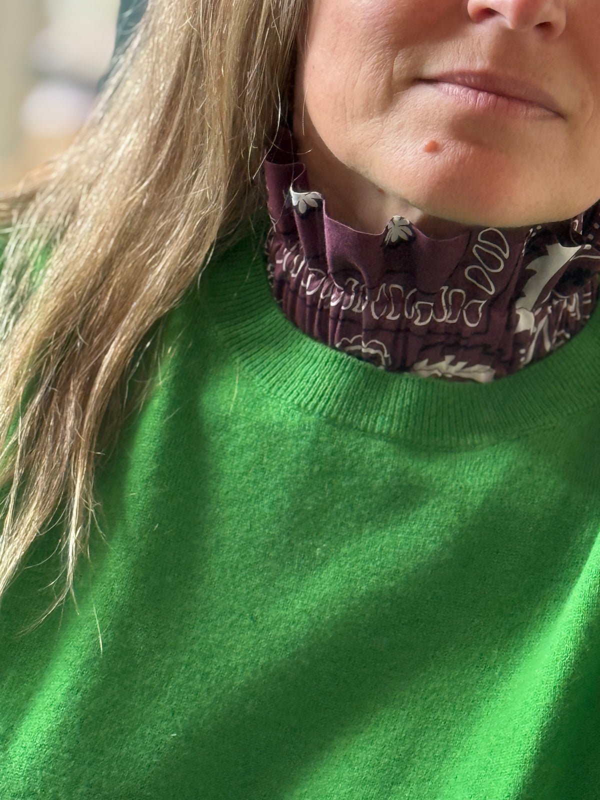 Col bandana Aubergine