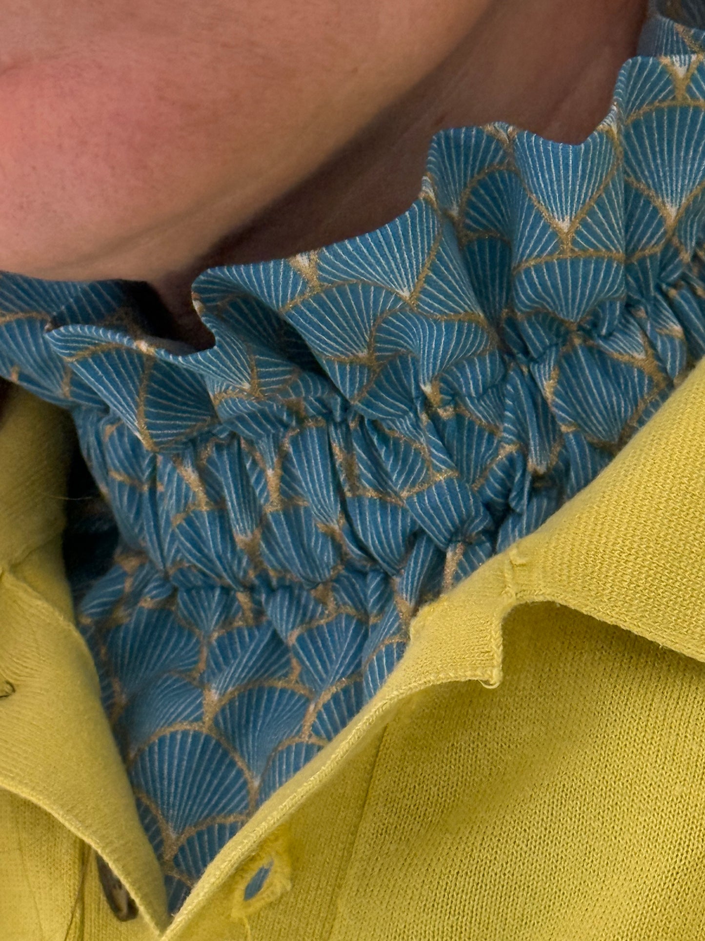 Col Camille de Soos X Ma Prune Céleste - Bleu