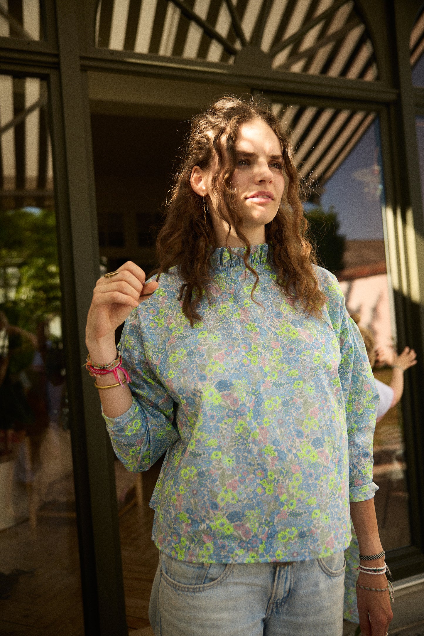 Blouse Sisters Sisters col victorien Liberty